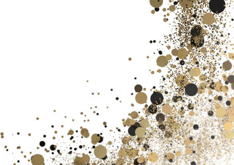 gold confetti PNG