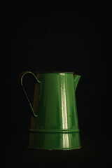 PITHER - The metal enameled coffee pot