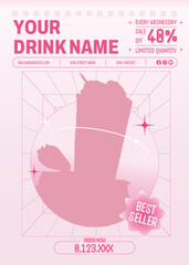 Obraz premium Beverage / Drink Flyer 