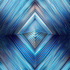 Blue abstract background, hexagonal technology