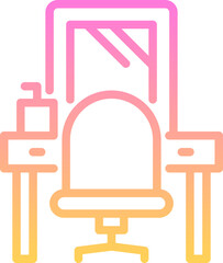 Dressing table icon