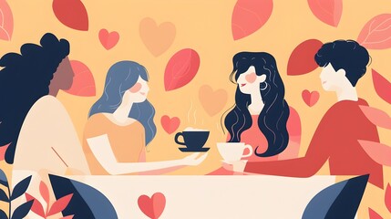 Friendship Day Heartfelt Conversations Over a Warm Cup of Coffee