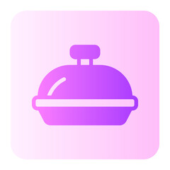 food tray gradient icon
