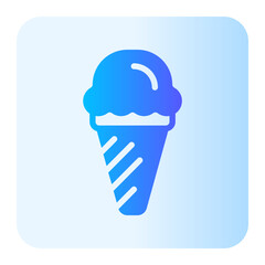 ice cream gradient icon