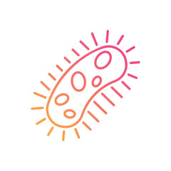 Bacteria vector icon