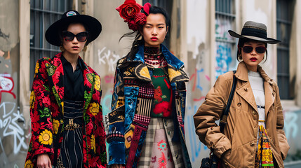 Street fashion, an unique, beautiful and diverse decorations