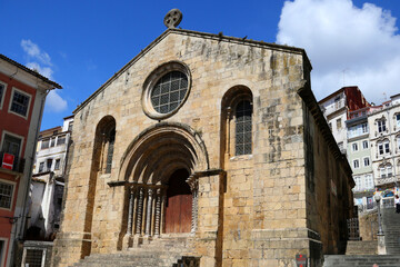 Church of San Tiago, Romanesque style in Coimbra, Portugal