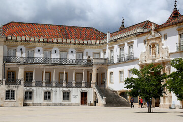 Architecture of the University of Coimbra, Coimbra, Portugal.
