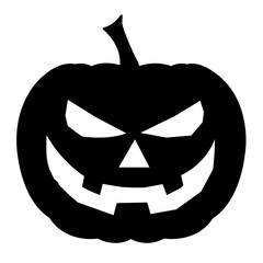 halloween pumpkin isolated on white