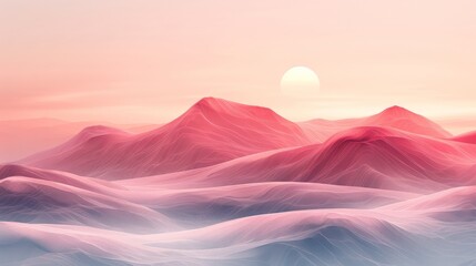 An abstract desolation background with gentle gradients and simple shapes, evoking a sense of emptiness and tranquility. The minimalist design emphasizes open spaces and subtle textures, creating a