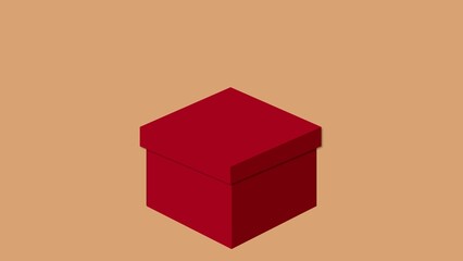 Obraz premium background illustration of Christmas gift box