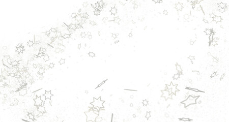 Stardust Christmas Shower: Mesmerizing 3D Illustration Depicting Descending Holiday Star Particles