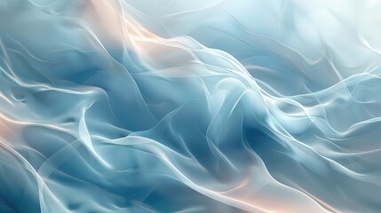 Obraz premium An unknown abstract background featuring fluid, flowing forms. The minimalist design uses soft gradients and gentle curves to evoke a sense of the mysterious and unexplained.