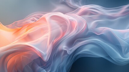 An unknown abstract background featuring fluid, flowing forms. The minimalist design uses soft gradients and gentle curves to evoke a sense of the mysterious and unexplained.