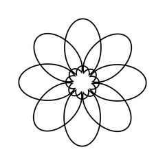 flower icon illustration vector