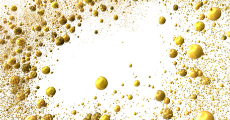 gold confetti