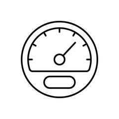 Speedometer vector icon