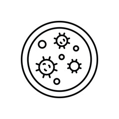 Petri Dish vector icon
