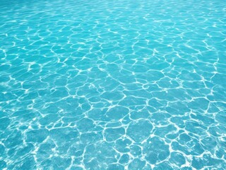 Beautiful background, the texture of the glare of the pool water.