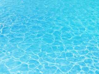 Beautiful background, the texture of the glare of the pool water.