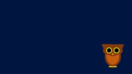 background illustration of an owl 