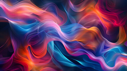 Fototapeta premium blue abstract wave design element. Transparent smoke wave