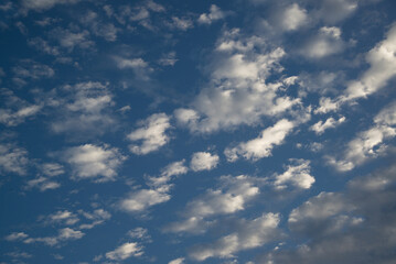 Nature background of sky view with clounds.