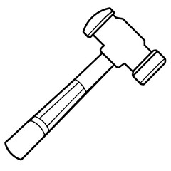 hammer vector illustration icon