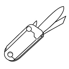 set of knives vector illustration icon