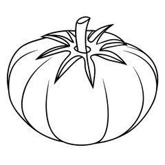illustration of a tomato vector icon