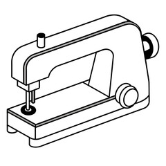 sewing machine  vector illustration icon