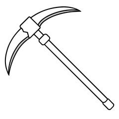 pickaxe vector illustration