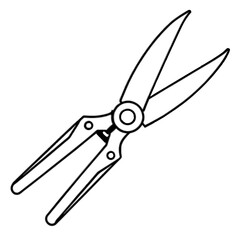 scissors isolated on white background