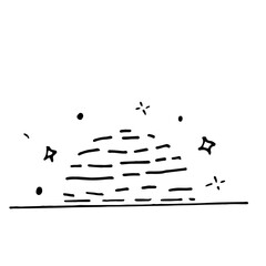 background of sun abstract line art