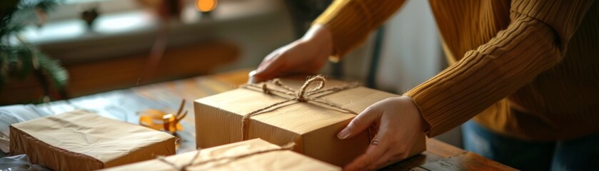 Assembling a care package, sending loveใ