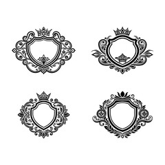 Obraz premium set of vintage frames