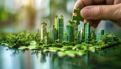 Green Urban Puzzle: Sustainable City Vision