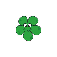 Green flower with face
 