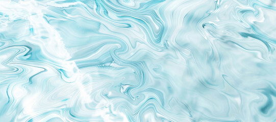 A blue and white swirl pattern with a blue background