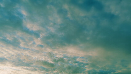 Different shades and light tones. Bright multicolored sky-cloud background. Nature background.