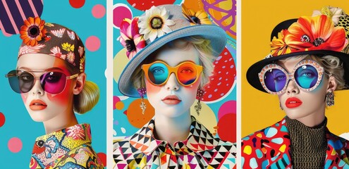 Retro Fashion with Bold Sunglasses