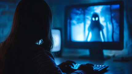 protecting children and teens from online predators internet safety concept