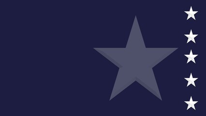 Obraz premium Fourth of July background illustration with copy space, usa independence day background illustration with the stars