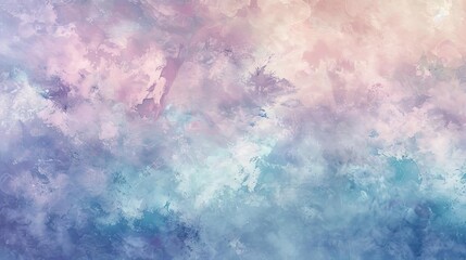 Obraz premium soft pastel watercolor background seamless blending of natural colors tranquil serene atmosphere abstract painting