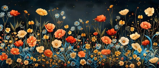 small flower pattern details