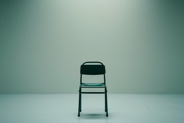 Solitary Seat A Contemplative Minimalist Composition