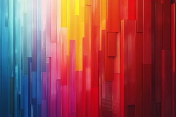 Abstract colorful rainbow stripes on a background. Generative Ai