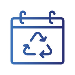 recycle gradient icon