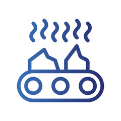 conveyor gradient icon
