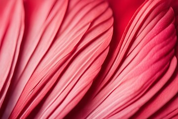 Close-up of Red Gerbera Petal, Color Gradients, Fine Lines, Macro Photography, Floral Details, Vibrant Red Flower, High Resolution